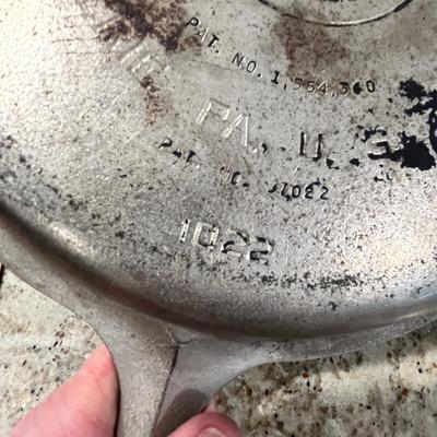 Lot 11 Griswold Chrome Skillet Lid