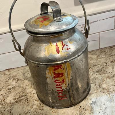 Lot 20 Vintage cream can