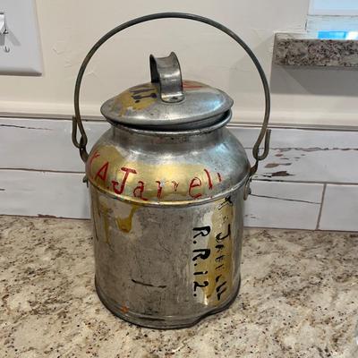 Lot 20 Vintage cream can