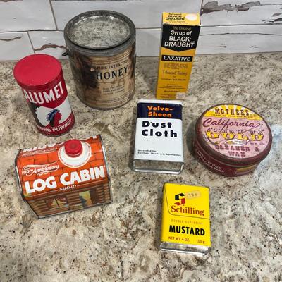 Lot 24 Vintage Tins