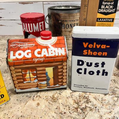 Lot 24 Vintage Tins