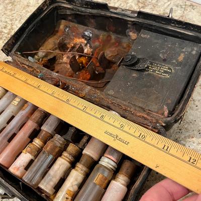 Lot 25 Vintage military style medical kit