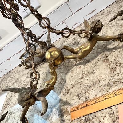 Lot 34 Vintage Cupid Chandelier