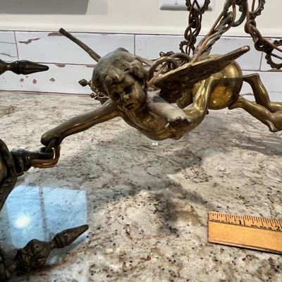 Lot 34 Vintage Cupid Chandelier