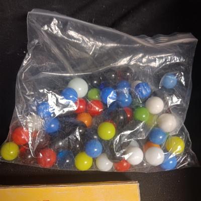 AN ASSORTMENT OF MARBLES