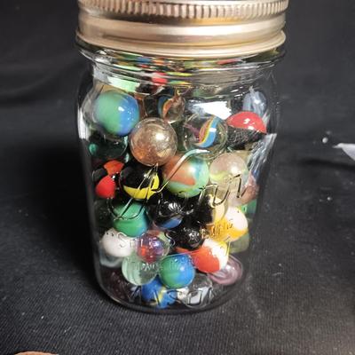 AN ASSORTMENT OF MARBLES