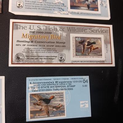 A COLLECTION OF HUNTING & CONSERVATION STAMPS