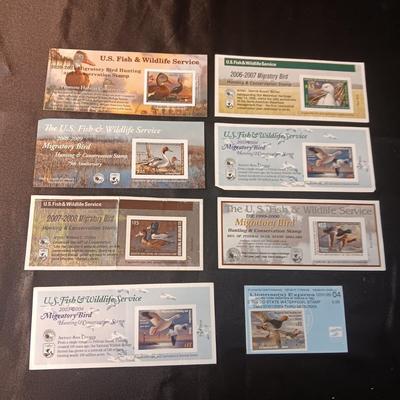 A COLLECTION OF HUNTING & CONSERVATION STAMPS