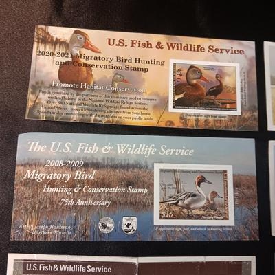 A COLLECTION OF HUNTING & CONSERVATION STAMPS