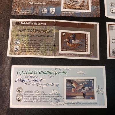 A COLLECTION OF HUNTING & CONSERVATION STAMPS