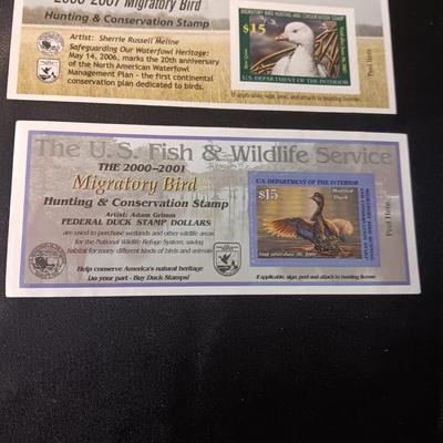 HUNTING AND CONSERVATION STAMPS
