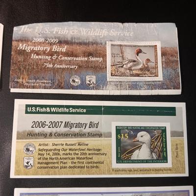 HUNTING AND CONSERVATION STAMPS
