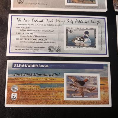 HUNTING AND CONSERVATION STAMPS