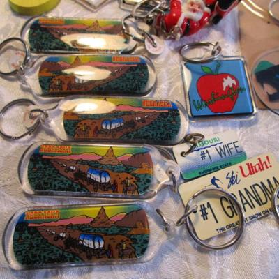 Sale Photo Thumbnail #29: Pencils, pens, tape, post-it notes, new stamp pads, mini calculator, china markers, key chains, note pads. Pens are tested and they work.