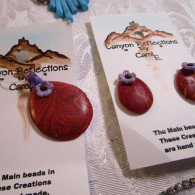 Sale Photo Thumbnail #52: Vintage broaches, pins, necklaces, bracelet, clip earrings. See pictures