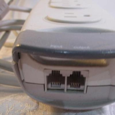 Sale Photo Thumbnail #188: 2 are Belkin, 1 Fellowes; 2 have 6 outlets, 1 has 7 outlets; 1 has a 3' cord, 1 has a 12' cord, 1 has a 6' cord