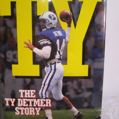 Sale Photo Thumbnail #254: Ty Detmer & Marie Osmond books are signed by the authors, See pictures