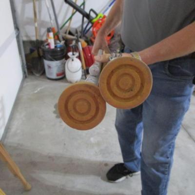 Sale Photo Thumbnail #277: 1 set is aluminum, 1 set is wood