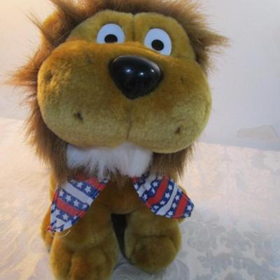 Sale Photo Thumbnail #383: Rory is 9" tall & takes 2 AA batteries not included, biggest bear is 20" tall, breast cancer bear is 6-1/2", the green bear is 5-1/2", Monkey is 11" tall & has a tag  See pictures