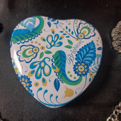 BRIGHTON CHARM BRACELET AND 2 PENDANTS