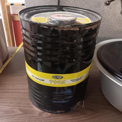 UNOPENED 12 LB DUPONT SMOKELESS POWDER, RELOADING GUIDES AND A SIEVE?