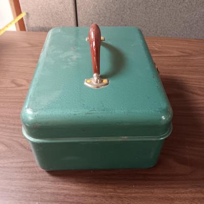 WALLACE TACKLE BOX WITH VARIOUS TACKLE