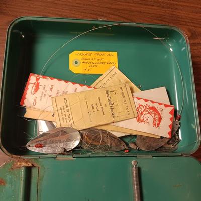 WALLACE TACKLE BOX WITH VARIOUS TACKLE