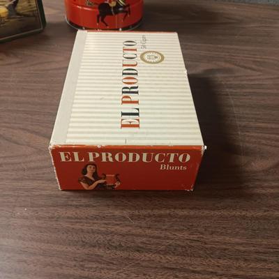 A VARIETY OF TINS, BOXES AND MORE