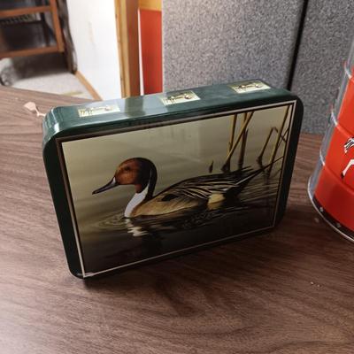 A VARIETY OF TINS, BOXES AND MORE