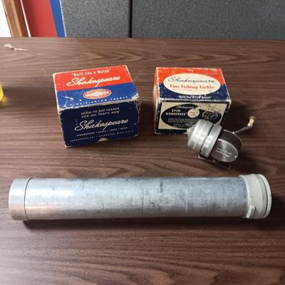 SHAKESPEARE SPIN-WONDEREEL NO 1870 WITH ORIGINAL BOX AND INSTRUCTIONS