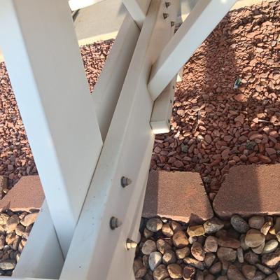 HEAVY DUTY PLASTIC PICNIC TABLE