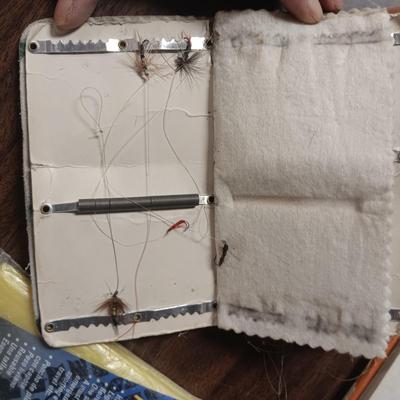 SPORT KING MODEL 150 FLY REEL, FISHING FLIES IN A BOOK, CO SPORTSMAN DETAILED MAPS AND MORE