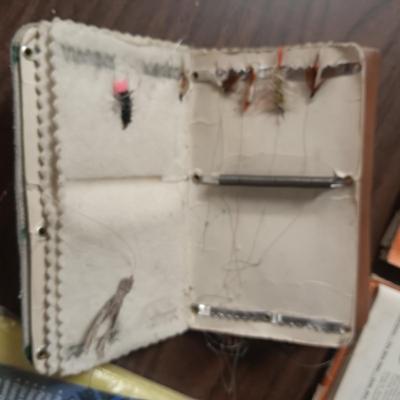 SPORT KING MODEL 150 FLY REEL, FISHING FLIES IN A BOOK, CO SPORTSMAN DETAILED MAPS AND MORE