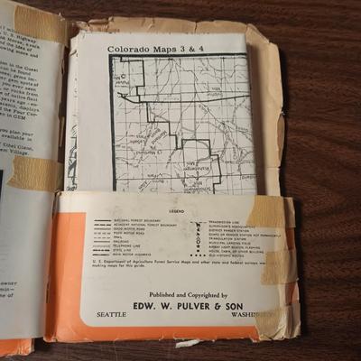 SPORT KING MODEL 150 FLY REEL, FISHING FLIES IN A BOOK, CO SPORTSMAN DETAILED MAPS AND MORE