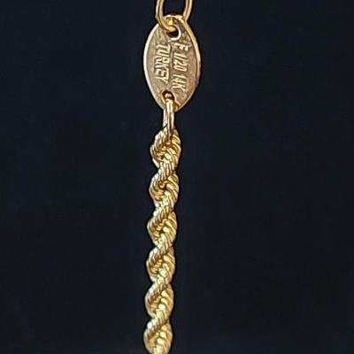 14kt Gold Filled Rope Chain