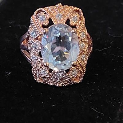 Color Change Sapphire Ring