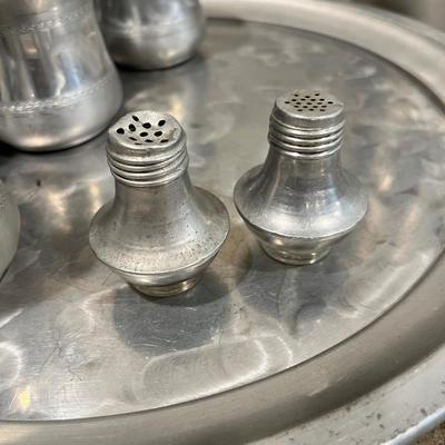 Lot 41 Aluminum Tea set