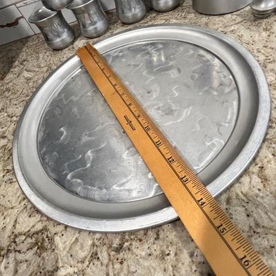 Lot 41 Aluminum Tea set