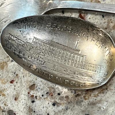 Lot 42 Eaton Colorado Spoons Sterling & Sterling Sugar