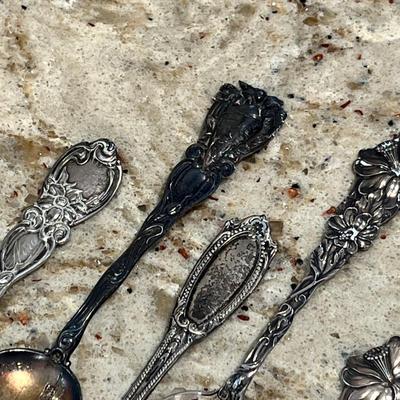 Lot 42 Eaton Colorado Spoons Sterling & Sterling Sugar