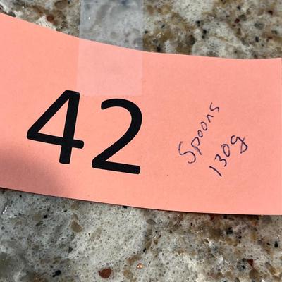 Lot 42 Eaton Colorado Spoons Sterling & Sterling Sugar