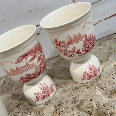 Lot 45 Vintage egg cups & jug