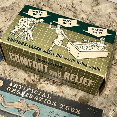 Lot 47 Vintage medical jars & stuff