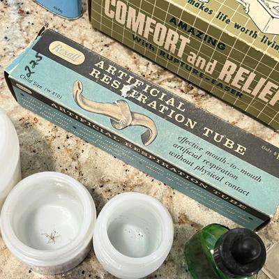 Lot 47 Vintage medical jars & stuff