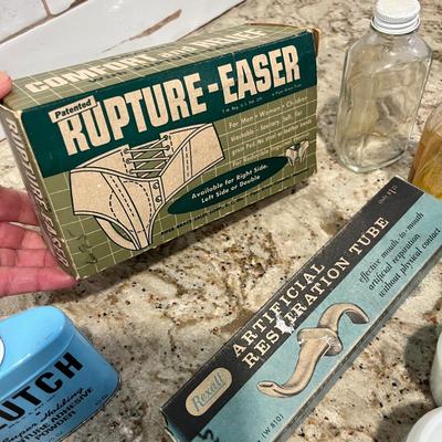 Lot 47 Vintage medical jars & stuff