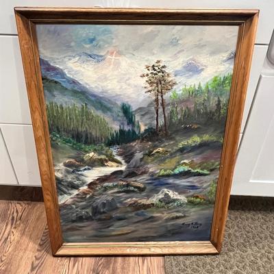 Lot 53 Mount Holy Cross Painting