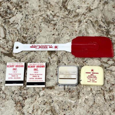 Lot 58 Henry Brown IH advertising