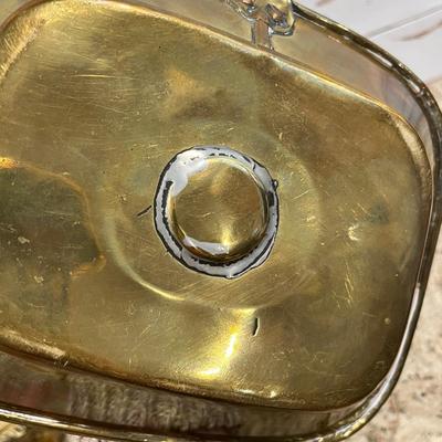 Lot 63 Brass candlesticks