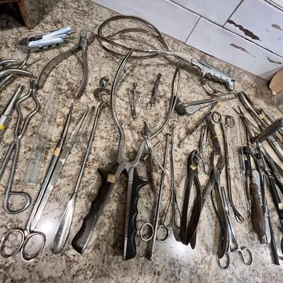 Lot 67 Antique Medical tools