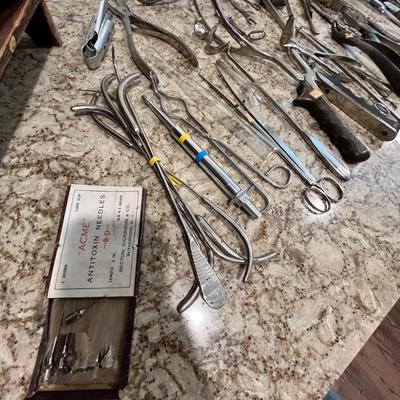 Lot 67 Antique Medical tools